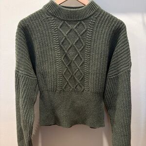 Rouje AUDE wool blend green sweater size 40/8